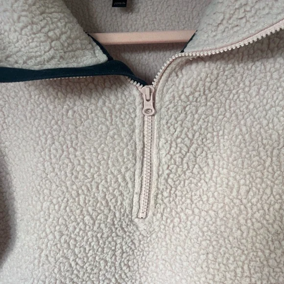 J.Crew Women's Pink Fleece Jacket - Picture 6 of 10